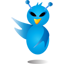 Иконка чужой, твиттер, twitter, bird, alien 64x64