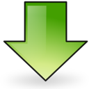 Иконка знак, загрузки, emblem, downloads 128x128
