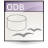 Иконка 'приложение, vnd.oasis.opendocument.database, application'