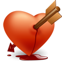 Иконка сердце, любовь, love, heart 128x128