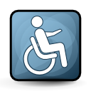 Иконка доступ, wheelchair, access 128x128