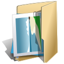 Иконка папка, изображения, images, folder 128x128