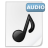 Иконка аудио, audio 48x48