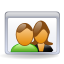Иконка пользователь, пару, люди, users, people, couple 64x64