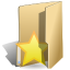 Иконка папка, избранное, folder, favorites 64x64