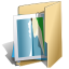 Иконка папка, изображения, images, folder 64x64
