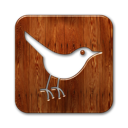 Иконка твиттер, twitter, square, bird3 128x128