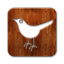 Иконка 'твиттер, twitter, square, bird'