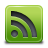  , , rss, green, feed 48x48