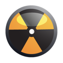 Иконка ядерное, опасно, nuclear, danger 128x128