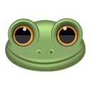 Иконка лягушка, животный, frog, animal 128x128
