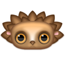 Иконка животный, еж, hedgehog, animal 128x128